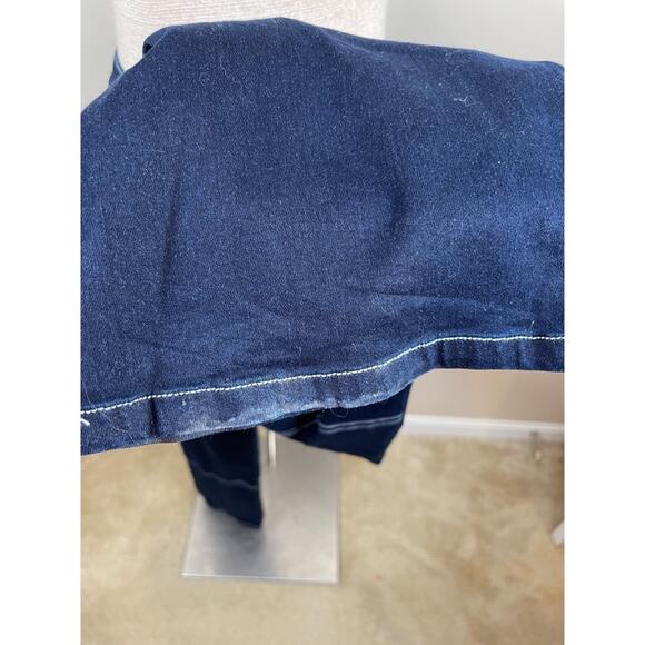 ByDyln Cyrus High Waisted Wide Leg Contrast Stitching Denim Pants Size XS - Picture 9 of 11